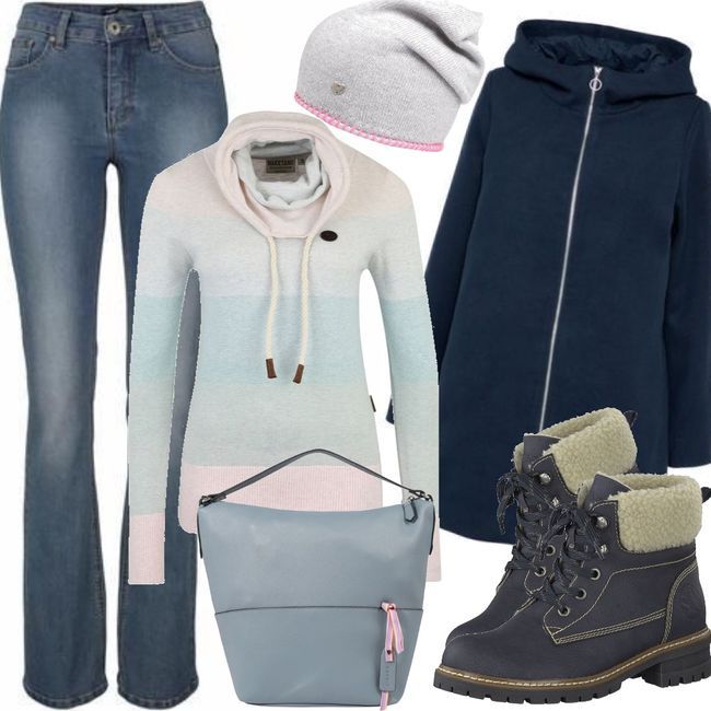 Naketano Sweater Outfit f?�r Damenoutfits zum Nachshoppen auf Stylaholic